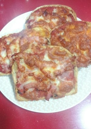 Foto de Bruschetta de bacon e chourição na airfryer