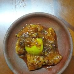 A picture of Traditional feenugreek and lemon pickle.