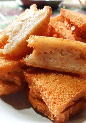Foto resep Mian Bao Xia (Shrimp Toast)