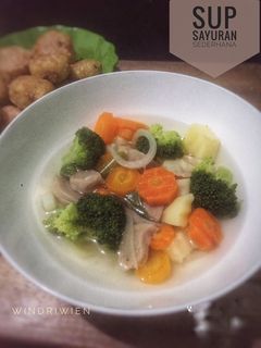 Foto resep Sup Sayuran Sederhana