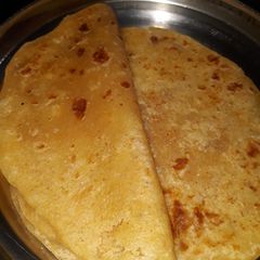 Halwa paratha A picture of Halwa paratha.