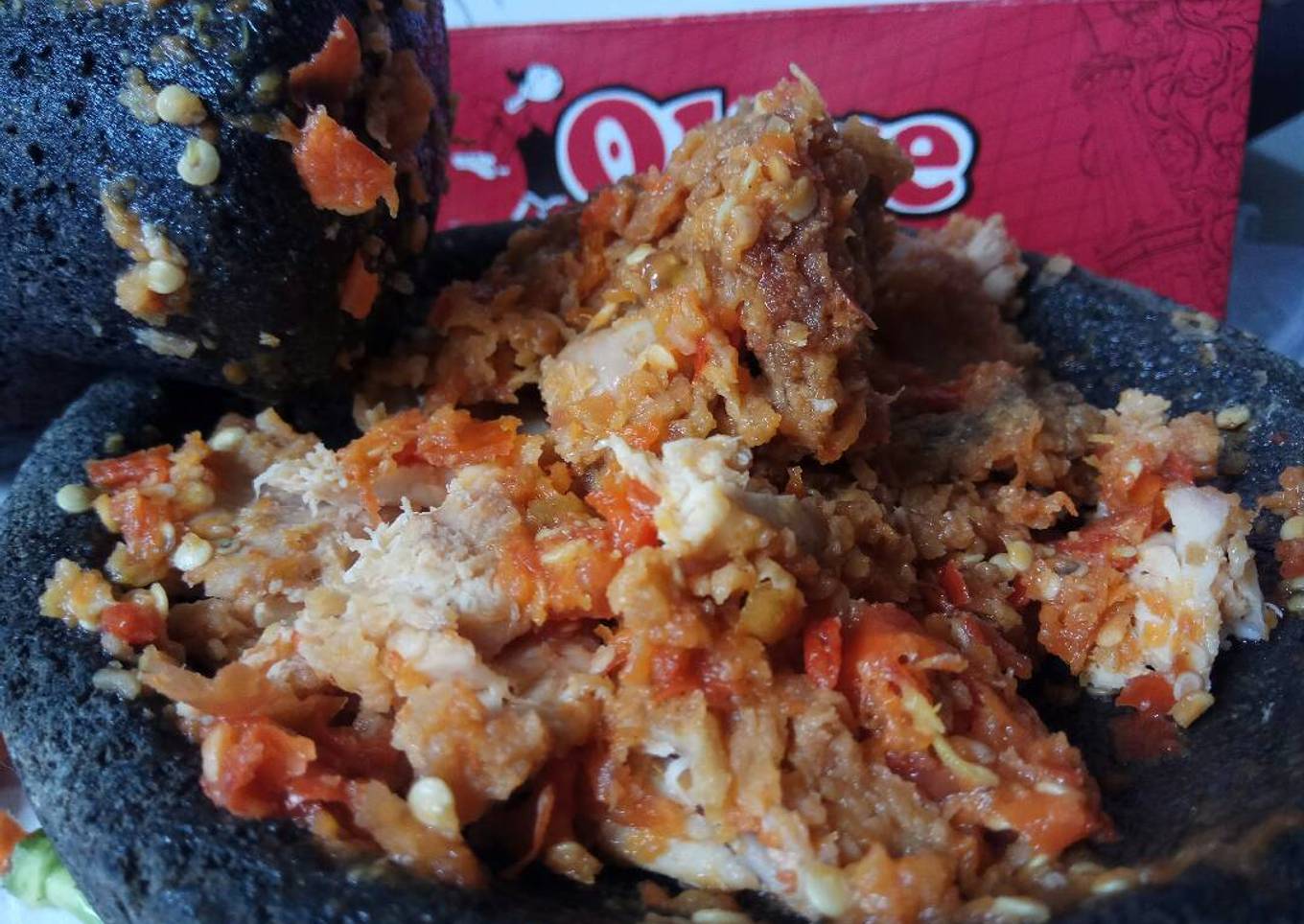 Ayam "Olive" Geprek Pedes Mantap