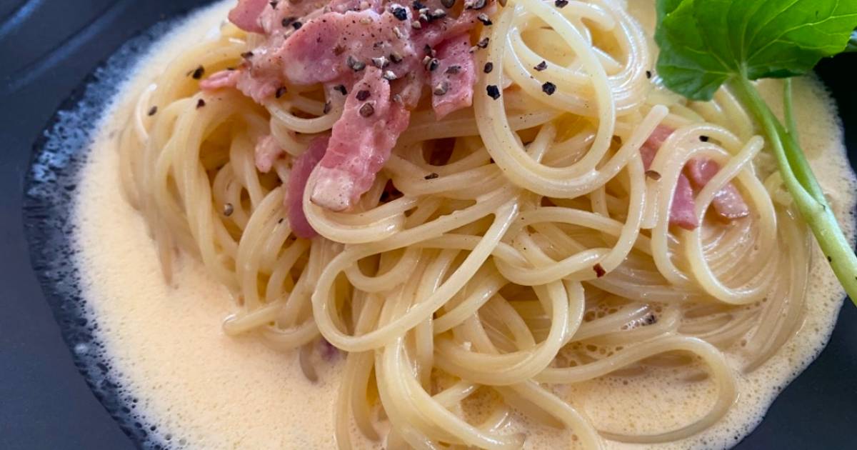 Japanese Carbonara?? Recipe by Aunty Eiko's international cuisine  experience - Cookpad