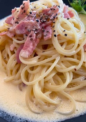 A picture of Japanese Carbonara🇯🇵.