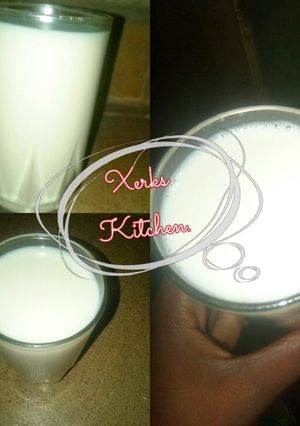 A picture of SOYA MILK.