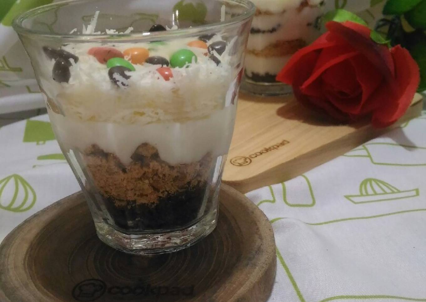 Chocochip White Cake in Jar
