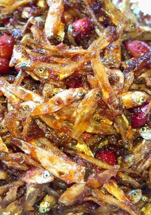 Foto resep Sambal goreng teri kacang