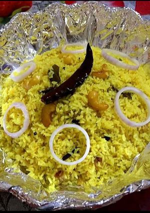A picture of Bashonti Pulao (Basanti Pulao).