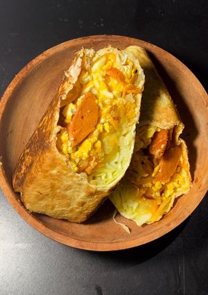 Foto resep Vegie, egg and Sausage rolls