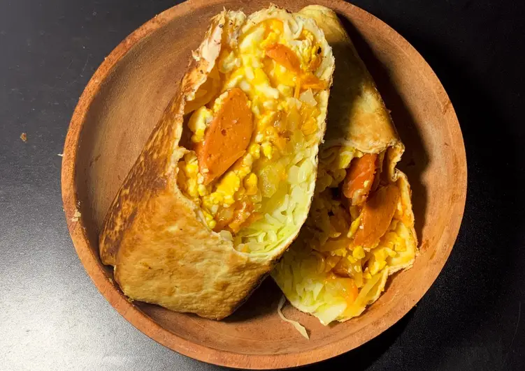 Resep Populer Vegie, egg and Sausage rolls Enak dan Sehat
