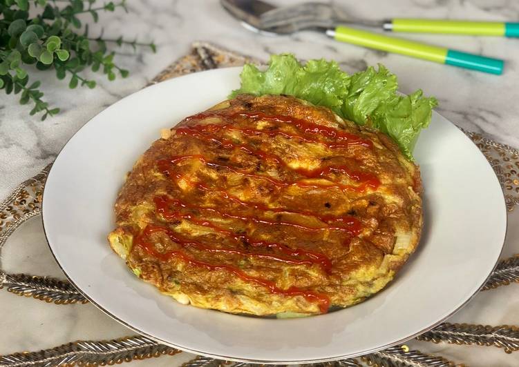 Resep Espanola Omelette / Omelet Spanyol, Menggugah Selera