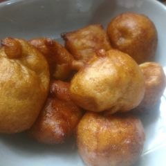 A picture of Plantain puff-puff.