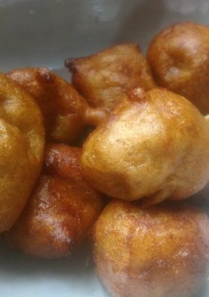 A picture of Plantain puff-puff.