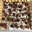 Queso con uvas y jamón