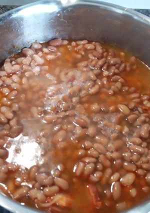 Una foto de Frijoles norteños, mi receta