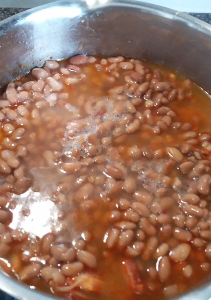 Una foto de Frijoles norteños, mi receta