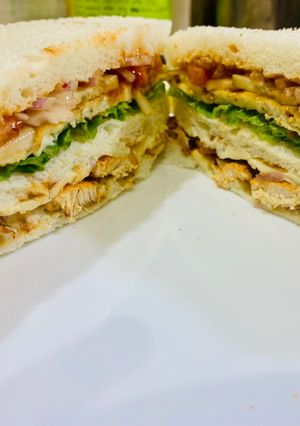 A picture of Chicken club sandwich.