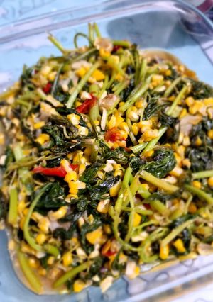 Foto resep Tumis bayam jagung