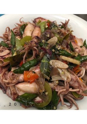 Foto resep Oseng Cumi Asin