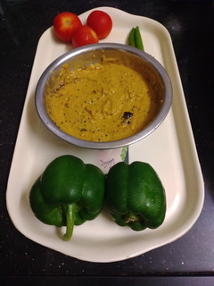 *குடமிளகாய், சட்னி*(capsicum chutney recipe in tamil) செய்முறை முக்கிய புகைப்படம்