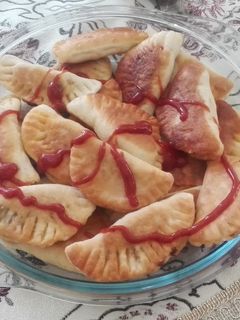 عکسی از دستور پیراشکی گوشت