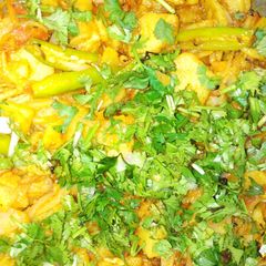 A picture of Alu fry 😋.