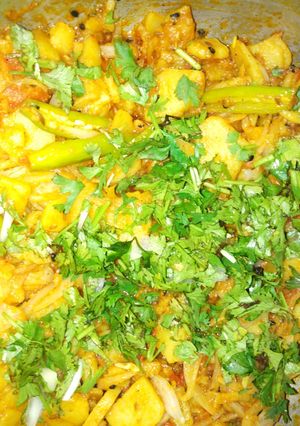 A picture of Alu fry 😋.