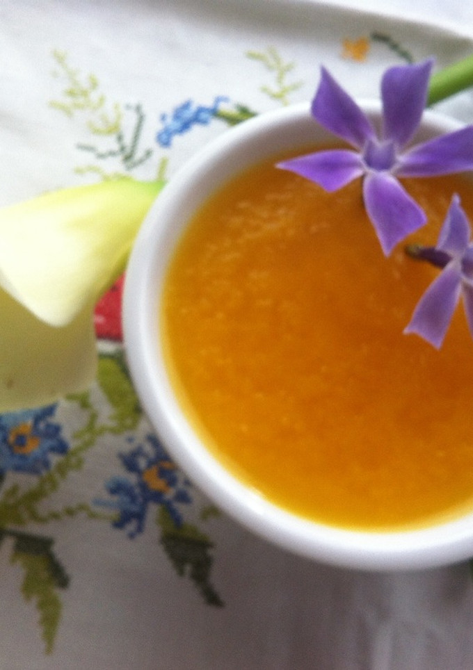 Una foto de Gelatina de naranja