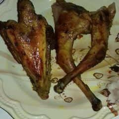 A picture of Oven baked local chicken.