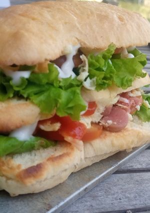 Foto resep Roti John homemade