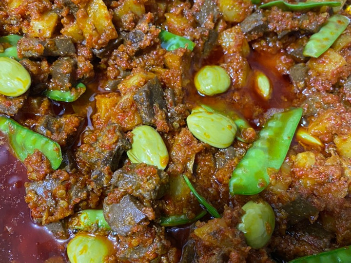 Anti Ribet, Bikin Sambal goreng hati sapi kapri pete Menu Enak Dan Mudah Dibuat