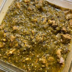 A picture of Chef Miguel’s Chili Verde.