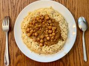 A picture of chickpea masala