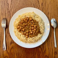 A picture of Mother’s Amritsari Chole.