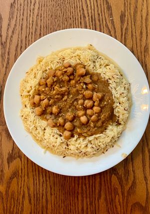 A picture of Mother’s Amritsari Chole.