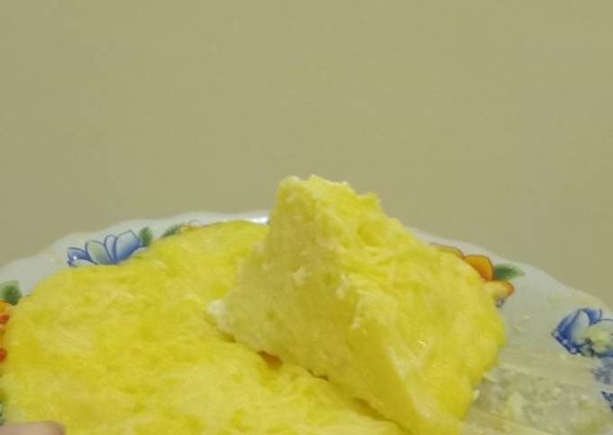 Puding roti tanpa agar-agar, cocok untuk MPASI penambah BB bayi