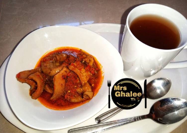 Step-by-Step Guide to Make Speedy Offals pp soup with black tea