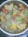 Sayur Bening Sawi Putih dan Timun