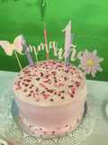 Torta de buttercream frutilla