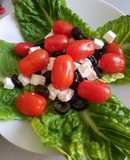 Ensalada de tomates y feta