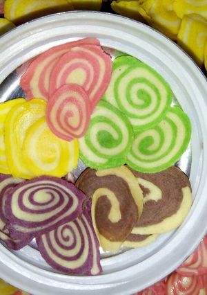 Foto resep Kuping gajah rainbow