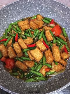 Foto resep Tumis Tahu Dangdut Medan Buncis