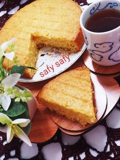 صورة لوصفة كيك برتقال(بدون بيض ولاحليب)