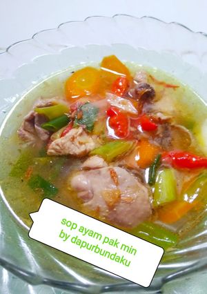 Foto resep Sop ayam pak min Klaten