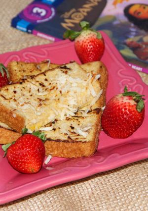 A picture of Sweet Coconut French Toast.