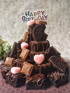 Foto resep Brownies Tower