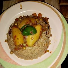 A picture of Shinkafa da dankali.