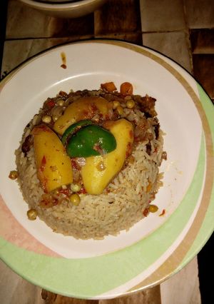A picture of Shinkafa da dankali.