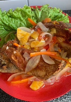 Foto resep Gurame Kipas Asam Manis