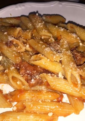 Una foto de Pasta Entomatada Sonorense